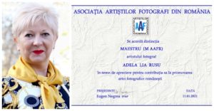 Adela Rusu, maestru în fotografie